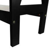 Consola mdf negru Apolos 120x30x80 cm 