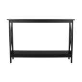 Consola mdf negru Apolos 120x30x80 cm 