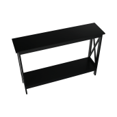 Consola mdf negru Apolos 120x30x80 cm 