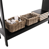 Consola mdf negru Apolos 120x30x80 cm 