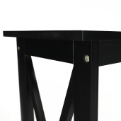 Consola mdf negru Apolos 120x30x80 cm 