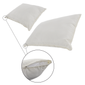Set mobilier gradina ratan sintetic natur bej negru Araly 180x65x77/78 cm, 90x42x38 cm