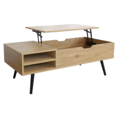 Masa MDF stejar Aralyn 110x50x40 cm