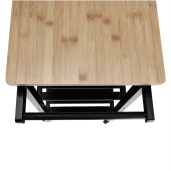Carucior servire natur negru Arete 58.5x40x85.5 cm 