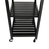 Carucior servire natur negru Arete 58.5x40x85.5 cm 