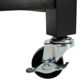 Carucior servire natur negru Arete 58.5x40x85.5 cm 