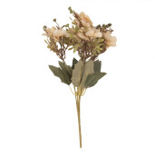 Floare artificiala bej maro 10x10x32 cm