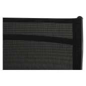 Sezlong de gradina reglabil negru gri Atreo 64x161x100 cm 