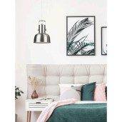 Lustra stil retro nichel mat Avier 16.5x16.5x120 cm 