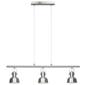 Lustra stil retro  nichel mat Avier 76.5x10.5x113.7 cm 