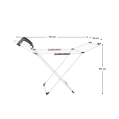 Uscator rufe alb Balav 172x55x107 cm
