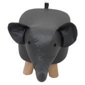 Taburet in forma de Elefant gri natur Balbo 51x26x28 cm 