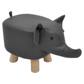 Taburet in forma de Elefant gri natur Balbo 51x26x28 cm 