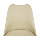 Scaun cappuccino vanilie fag Bali 48x54x80 cm