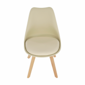 Scaun cappuccino vanilie fag Bali 48x54x80 cm