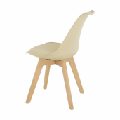 Scaun cappuccino vanilie fag Bali 48x54x80 cm