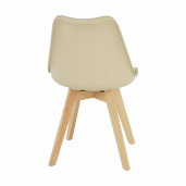 Scaun cappuccino vanilie fag Bali 48x54x80 cm