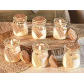 Lumanare parfumata in borcan aroma kale rosie, morcov Ø 5,5 cm x 8 H