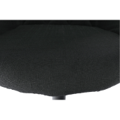 Scaun bar tapiterie textil picior metal negru Terkan 47.5x51x105 cm