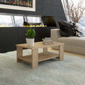 Masuta cafea pal melaminat stejar artisan Bernardo 90x55x40,7 cm