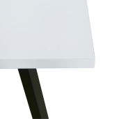 Masuta alba neagra Bertel 100x50x47 cm