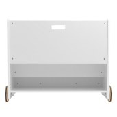 Raft, organizator mdf lemn pin natur alb Berus 63.8x40x49.7 cm