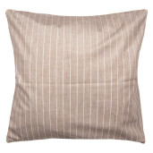 Perna decorativa textil maro alb 45x45x4 cm