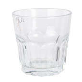 Set 6 pahare sticla multicolora Love Ø 8x8 cm / 200 ml