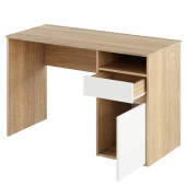 Birou DTD stejar sonoma alb Bili 120x53x75.5 cm