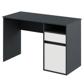 Birou DTD grafit alb Bili 120x53x75.5 cm