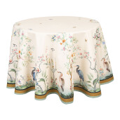 Fata masa rotunda bumbac multicolor Botanic 170 cm