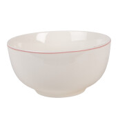 Bol portelan alb roz Inimioara  Ø 14x7 cm / 500 ml