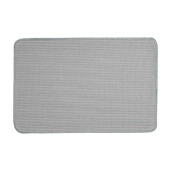 Covoras baie textil albastru maro 58x38x1 cm 