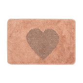 Covoras baie textil roz maro 58x38x1 cm 
