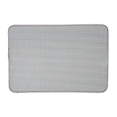 Covoras baie textil gri crem 58x38x1 cm