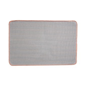 Covoras baie textil maro roz 58x38x1 cm