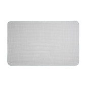 Covoras baie textil maro albastru 78x48x1 cm