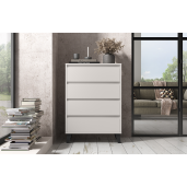 Comoda DTD laminat casmir negru Bogan 70x38,8x99,4 cm