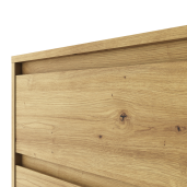 Comoda DTD laminat stejar artisan Bogan 40x38,8x120,4 cm