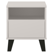 Noptiera DTD laminat casmir negru Bogan 40x38,8x45,6 cm