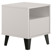 Noptiera DTD laminat casmir negru Bogan 40x38,8x45,6 cm