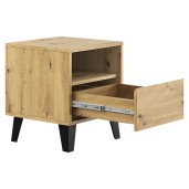 Noptiera DTD stejar artisan Bogan 40x38,8x45,6 cm