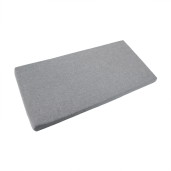 Banca cu pantofar mdf alb gri Boksa 60x45x30 cm 
