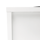 Banca cu pantofar mdf alb gri Boksa 60x45x30 cm 