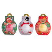Set 3 bombe de baie cadou Craciun cm11x5,5x15,5H