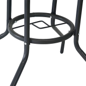 Masa gradina terasa, rotunda, otel sticla Borgen 80x80x71 cm