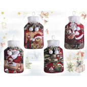 Set 4 recipiente apa calda Mos Craciun 21x36 cm, 1.5 L