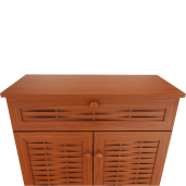 Pantofar MDF laminat cires 77.8x36.8x110.2 cm