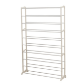 Pantofar plastic metal alb Botis 90x16x140 cm