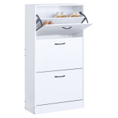 Pantofar pal alb Botoria 60x24x116 cm